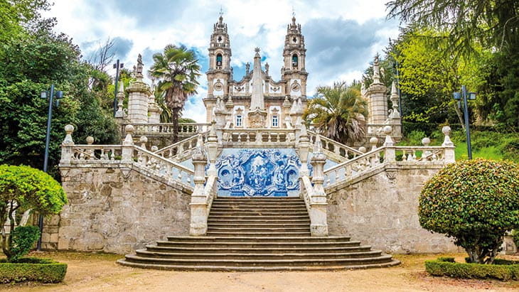 The Sanctuary of Our Lady of Remedies in Lamego, Portugal